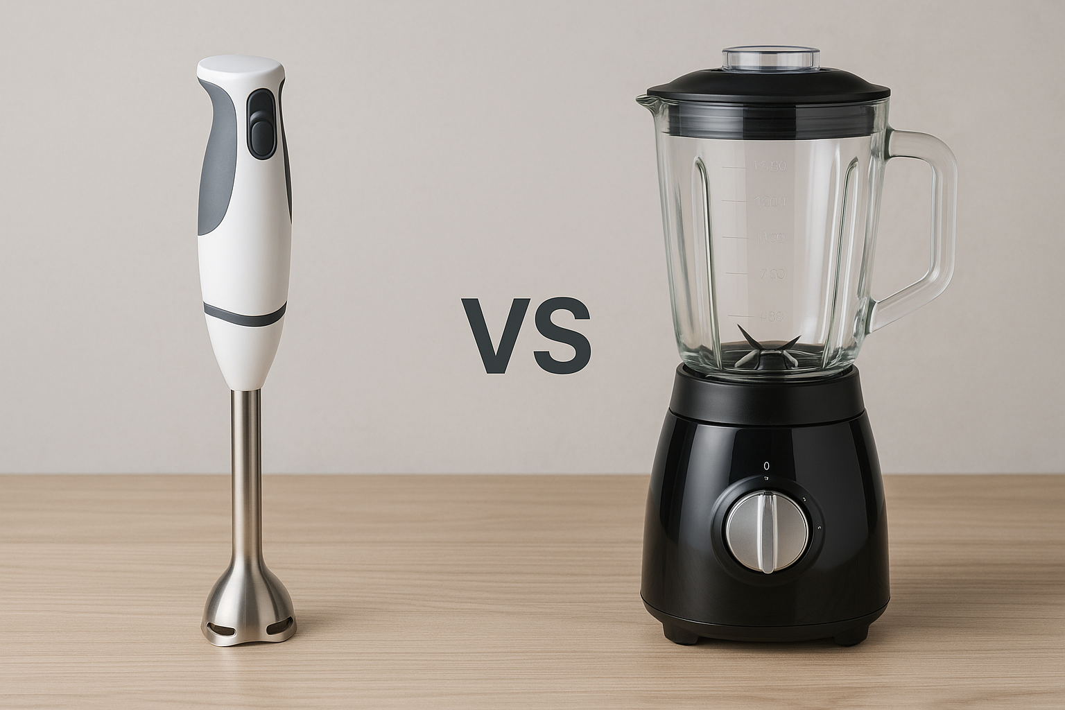 Batidoras de mano vs batidoras de vaso