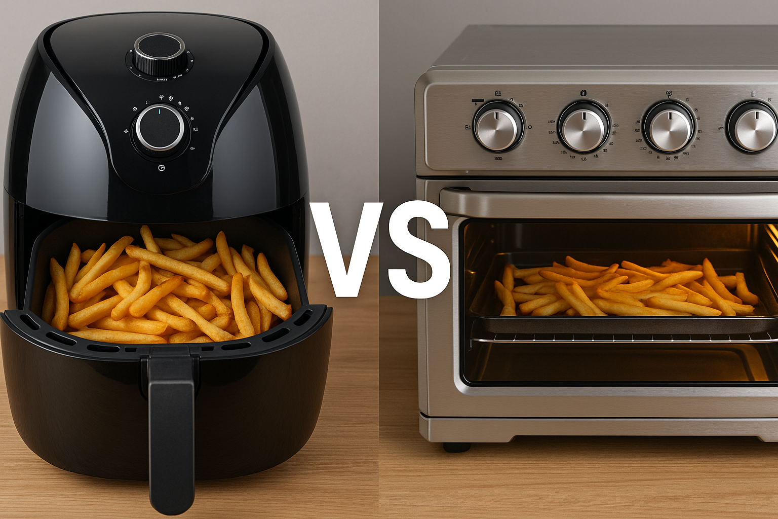 Freidora de aire vs horno tradicional ¿cuál cocina mejor y más rápido